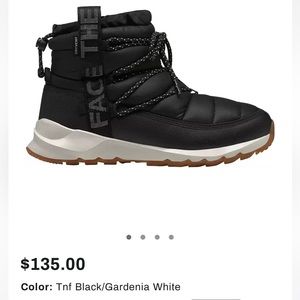 The North Face Women’s ThermoBall Lace Up Waterproof Boot in Black